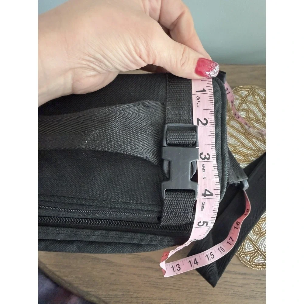 Le Mans LE-2025 Camera Bag Black Padded Travel Shoulder‎ Case w Strap